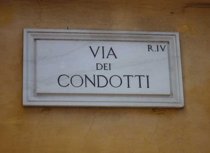 shopping via condotti